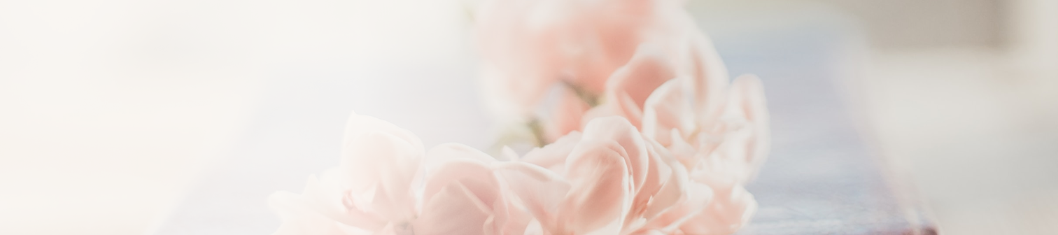 Närbild av mjuka, rosa blomblad med ljus bakgrund.